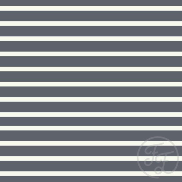 Stripe in Davy Grey