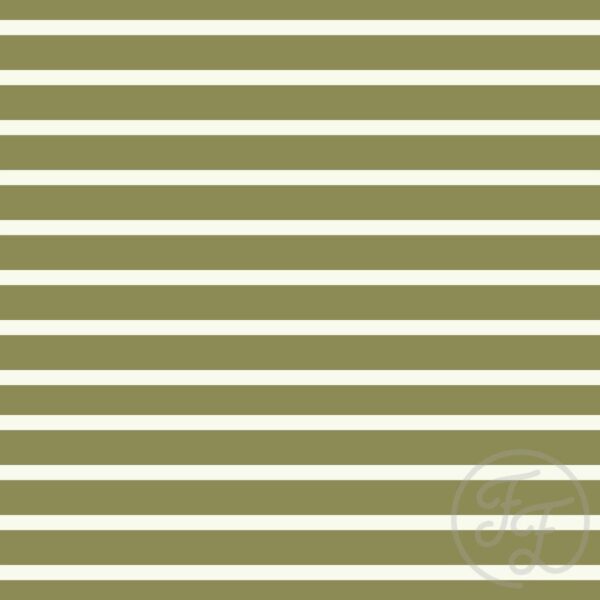 Stripe in Drab Green