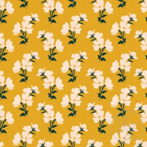 Cozy Flower Fall in Bee Yellow