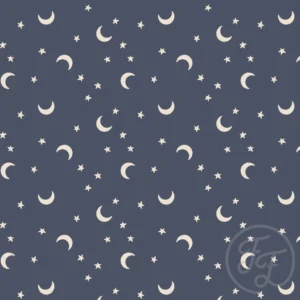 Moon & Stars Navy Blue Small