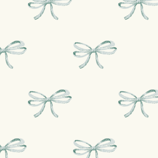 Vintage Bow Blue