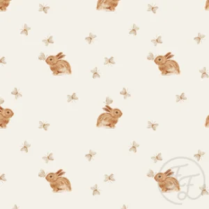 Baby Rabbit & Butterfly Offwhite Small