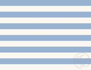 Beach Day Classic Stripe Light Cerulean Blue