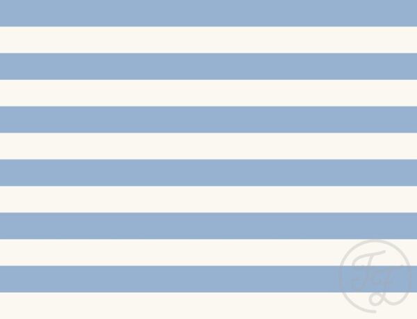Beach Day Classic Stripe Light Cerulean Blue