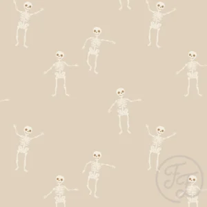 Dancing Skeletons Beige