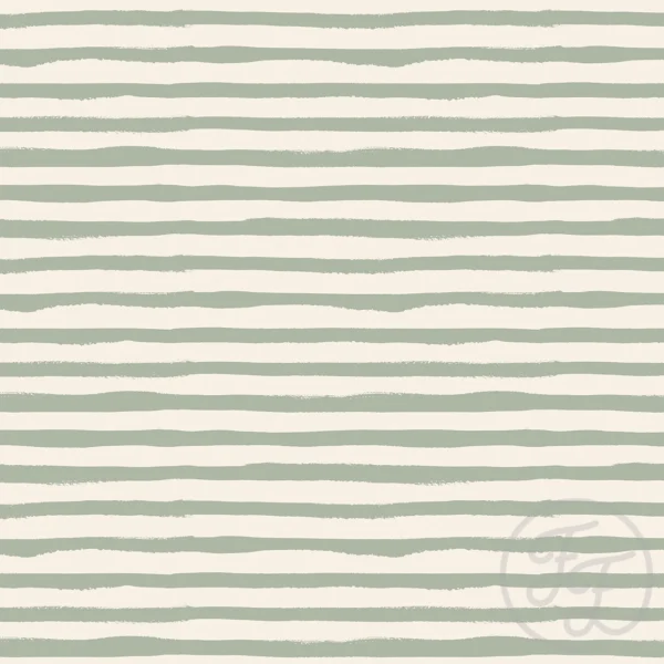 Painted Stripe Medium Green