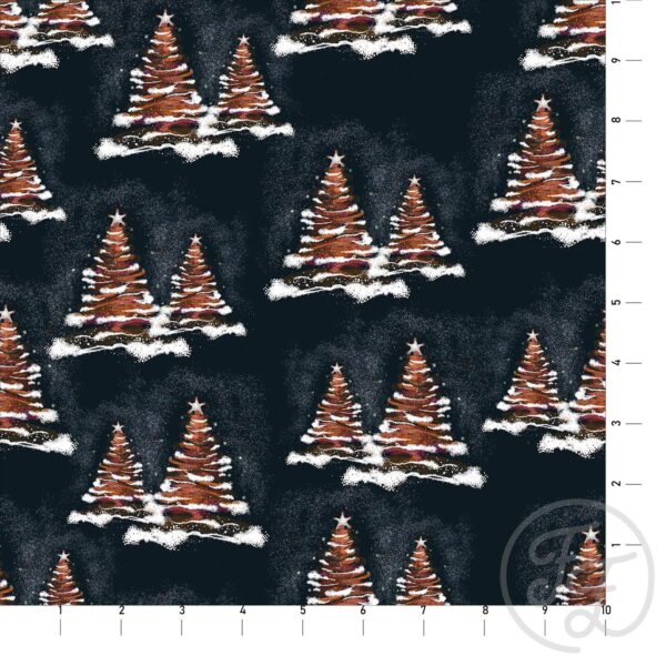 Snowy Christmas Trees
