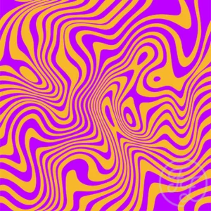 Swirl Fuchsia Yellow