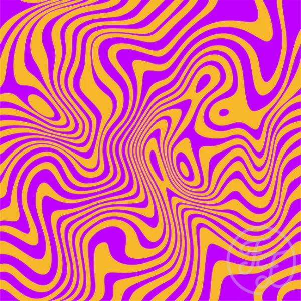 Swirl Fuchsia Yellow