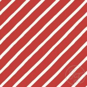 Candy Diagonal Stripe Red
