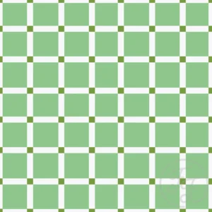 Gingham in Tan Green