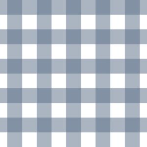 Gingham Cornflower
