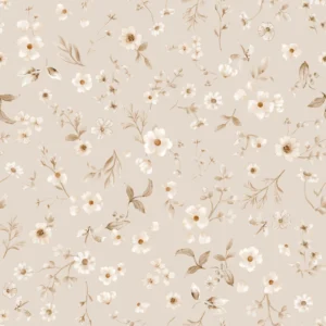 Floral Malin Brown Beige