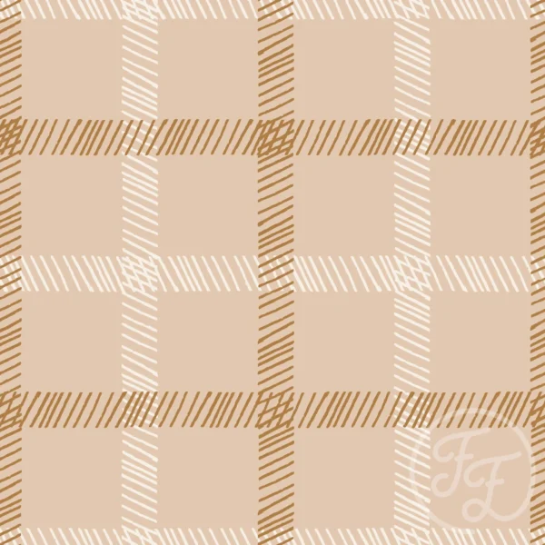 Tartan Big Cream & Ochre