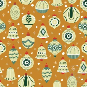 Bella & baubles in dull orange
