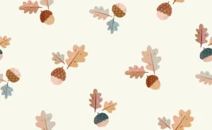 Colorful Acorns Small