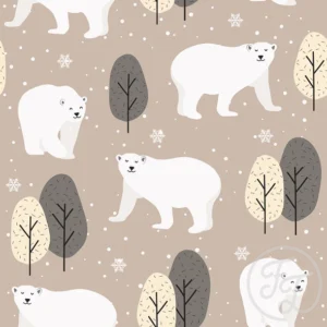 Polar Bear in Forest