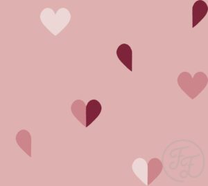 Hearts Candy Pink Big