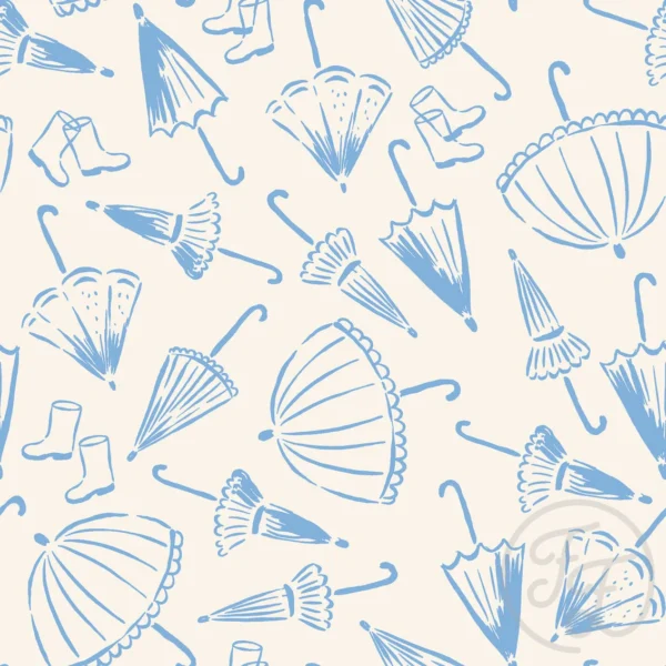 Umbrellas Sky Blue