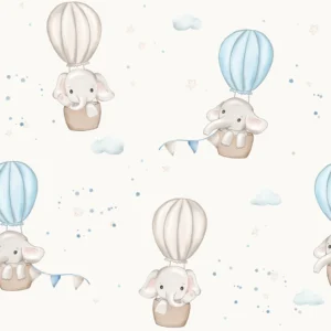 Elephant in Sky Offwhite