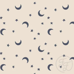 Moon & Stars Blue Beige Medium