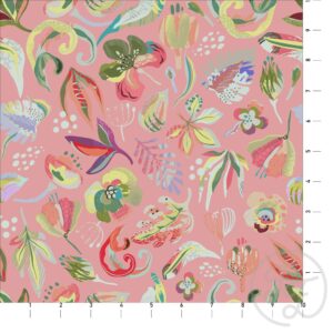 Bold Tropicals in Peachy Pink