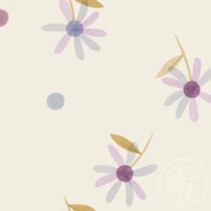 Crayon Flower Blue Big