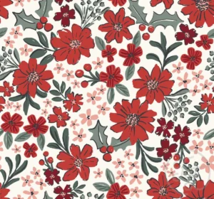 Xmas Floral Grace White