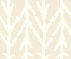 Abstract Trees Neutral Cream