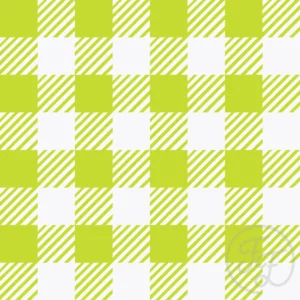Gingham stripes in White