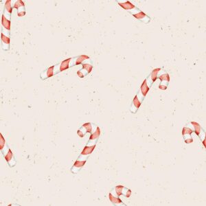 Candy Cane Off White