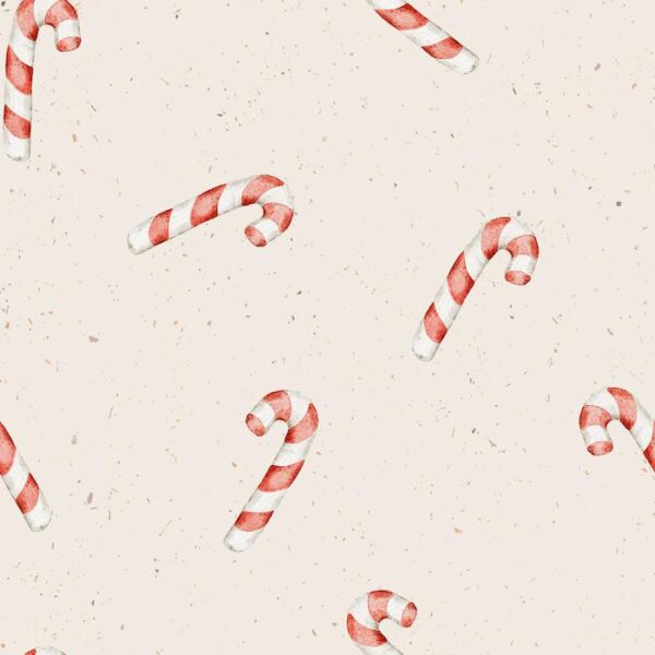Candy Cane Off White