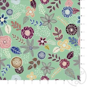 Handpainted Flora in Pista