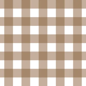 Gingham Brown