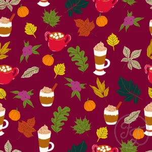 Hot Chocolate Mug in Wine Red