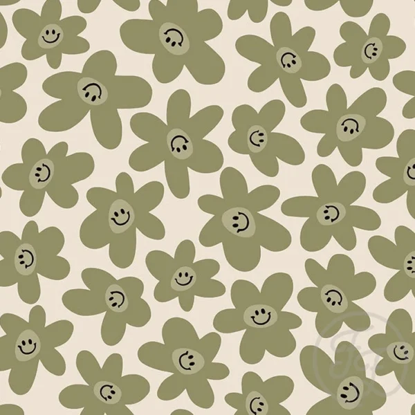 Smiling Flower Green