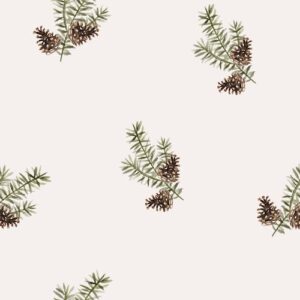 Fir Branches Off White
