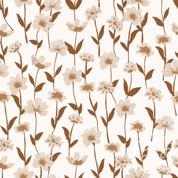 Vintage ditsy flower