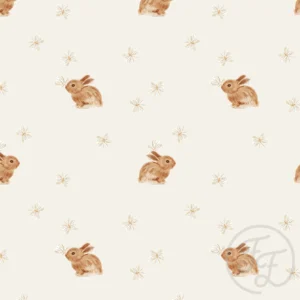 Baby Rabbit & Butterfly Offwhite Clear Small