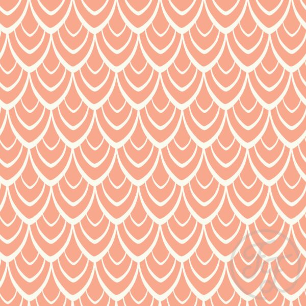 Sea Wave in Peach
