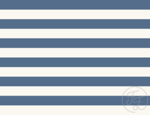 Beach Day Classic Stripe Deep Moonlight Blue
