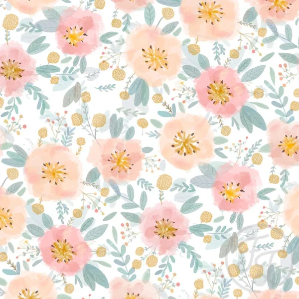Wild Roses Light Pastel