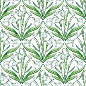 Snowdrops Bouquet White
