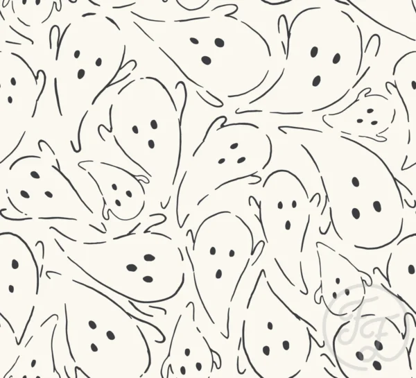 Ghosty Ghost Black & White