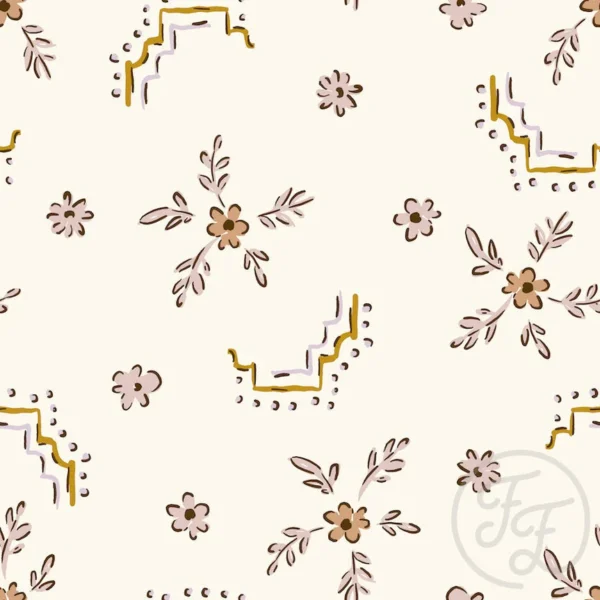 Framed Flowers Earthy