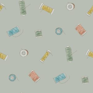 Sewing Thread Vintage Green