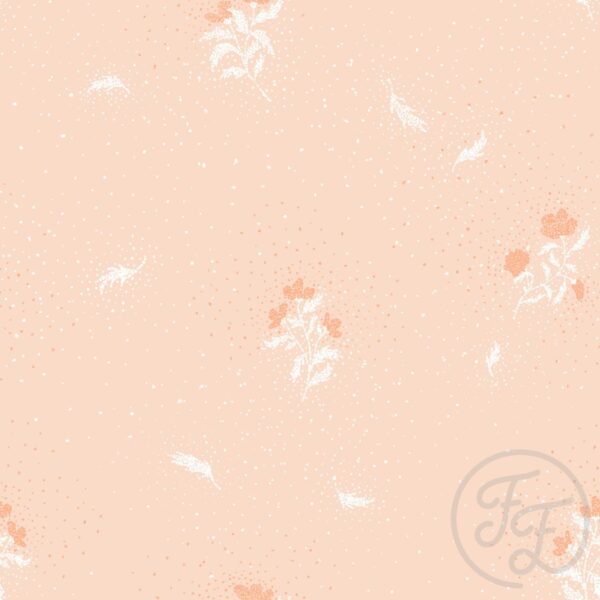 Floral Dots in Pink and Peach