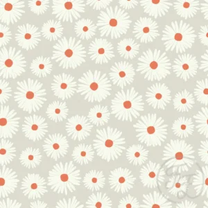 Aster Flower in Light Grey