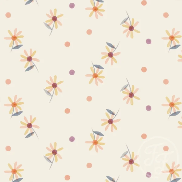 Crayon Flower Multi Small
