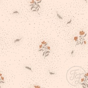 Floral Dots in Rust